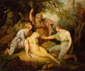 Scena II Akt IV z „Cymbeline” Williama Szekspira (1564-1616)